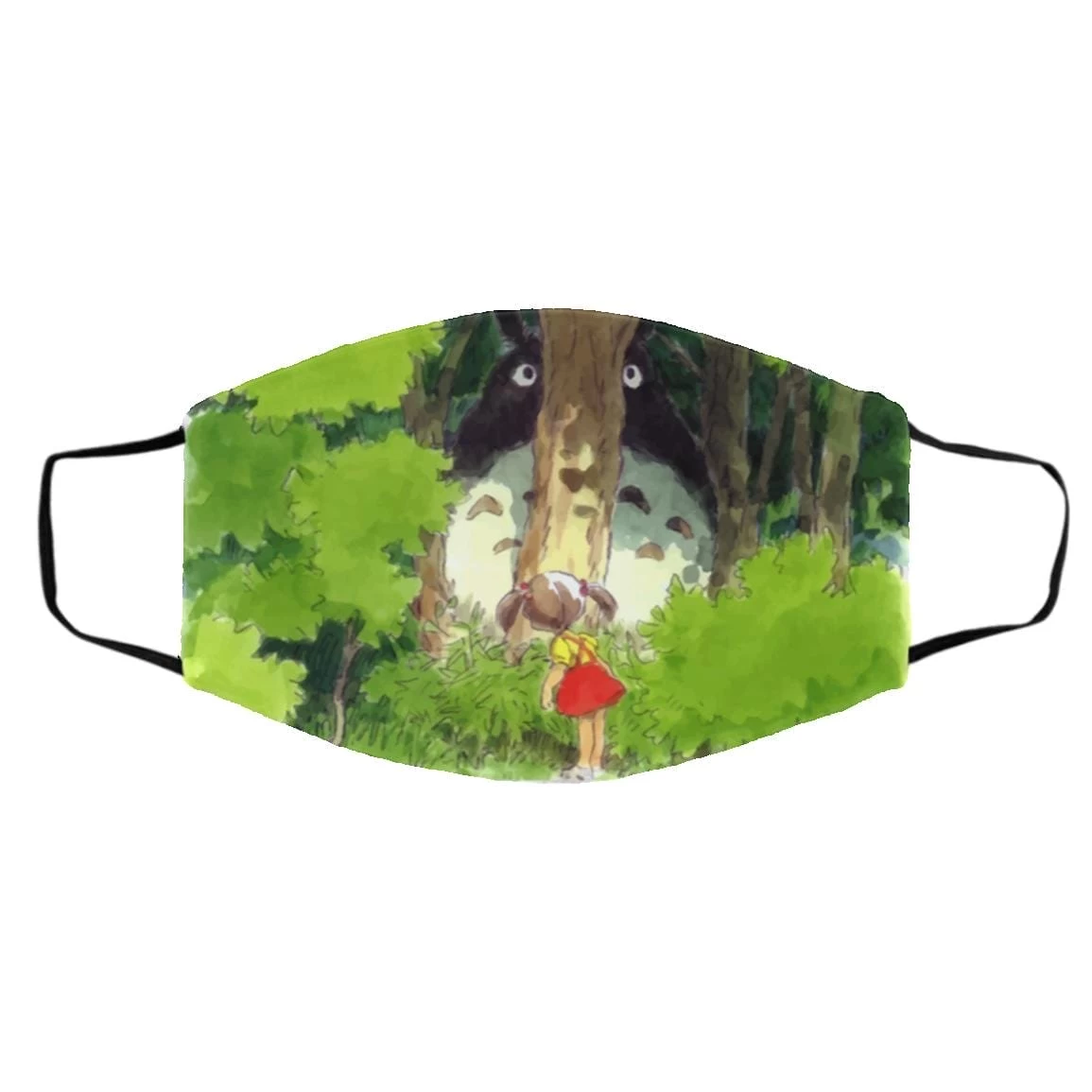 My Neighbor Totoro – Hide & Seek Face Mask 4 My Neighbor Totoro – Hide & Seek Face Mask - Image 2