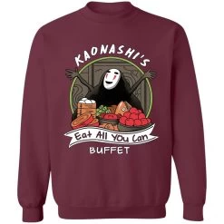 Spirited Away – No Face Kaonashi Buffet Sweatshirt 23 Spirited Away – No Face Kaonashi Buffet Sweatshirt -Ghibli Shop redirect11172021061155 3