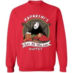 Spirited Away – No Face Kaonashi Buffet Sweatshirt 25 Spirited Away – No Face Kaonashi Buffet Sweatshirt -Ghibli Shop redirect11172021061155 5