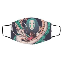 Spirited Away – Haku Dragon With Sen And No Face Face Mask -Ghibli Shop redirect11242020061106 1