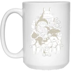 Ghibli Movie Characters Compilation In Black And White Mug -Ghibli Shop redirect11262020041136 2 1
