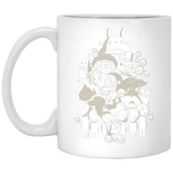 Ghibli Movie Characters Compilation In Black And White Mug -Ghibli Shop redirect11262020041136 4