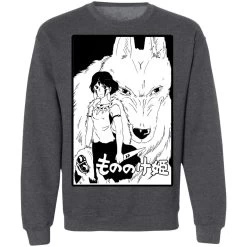 Princess Mononoke Black & White Sweatshirt -Ghibli Shop redirect11262020111154 6