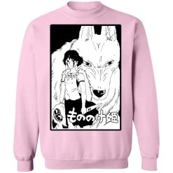 Princess Mononoke Black & White Sweatshirt -Ghibli Shop redirect11262020111154 8