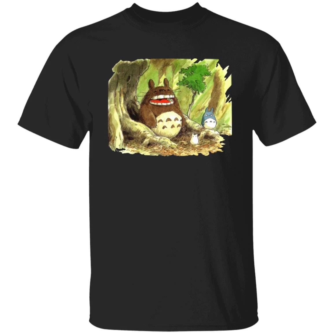 Totoro In Jungle Water Color T Shirt 12 Totoro In Jungle Water Color T Shirt - Image 10