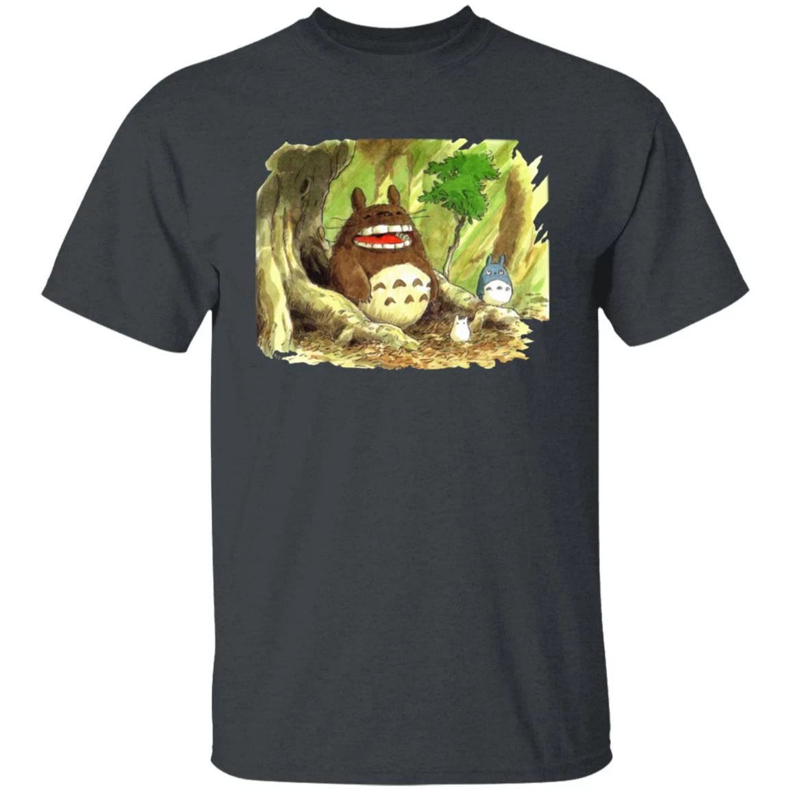 Totoro In Jungle Water Color T Shirt 13 Totoro In Jungle Water Color T Shirt - Image 11