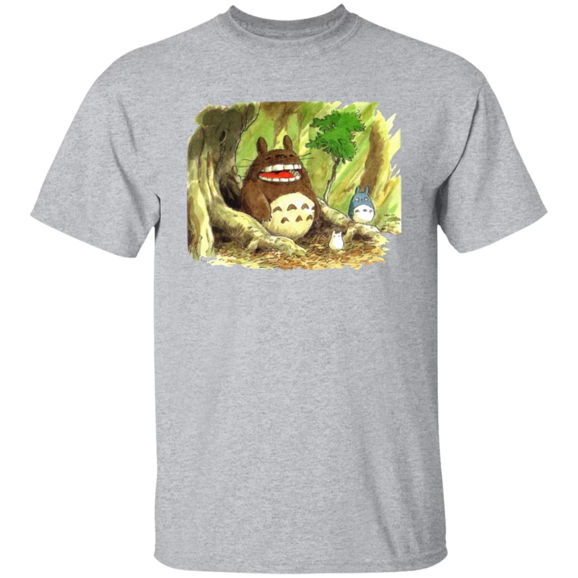 Totoro In Jungle Water Color T Shirt 19 Totoro In Jungle Water Color T Shirt - Image 17