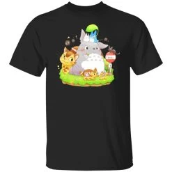 Totoro Family And The Cat Bus T Shirt -Ghibli Shop redirect11262021071109 2