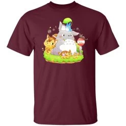 Totoro Family And The Cat Bus T Shirt -Ghibli Shop redirect11262021071109 5