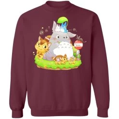 Totoro Family And The Cat Bus Sweatshirt 33 Totoro Family And The Cat Bus Sweatshirt -Ghibli Shop redirect11262021071149 3 1