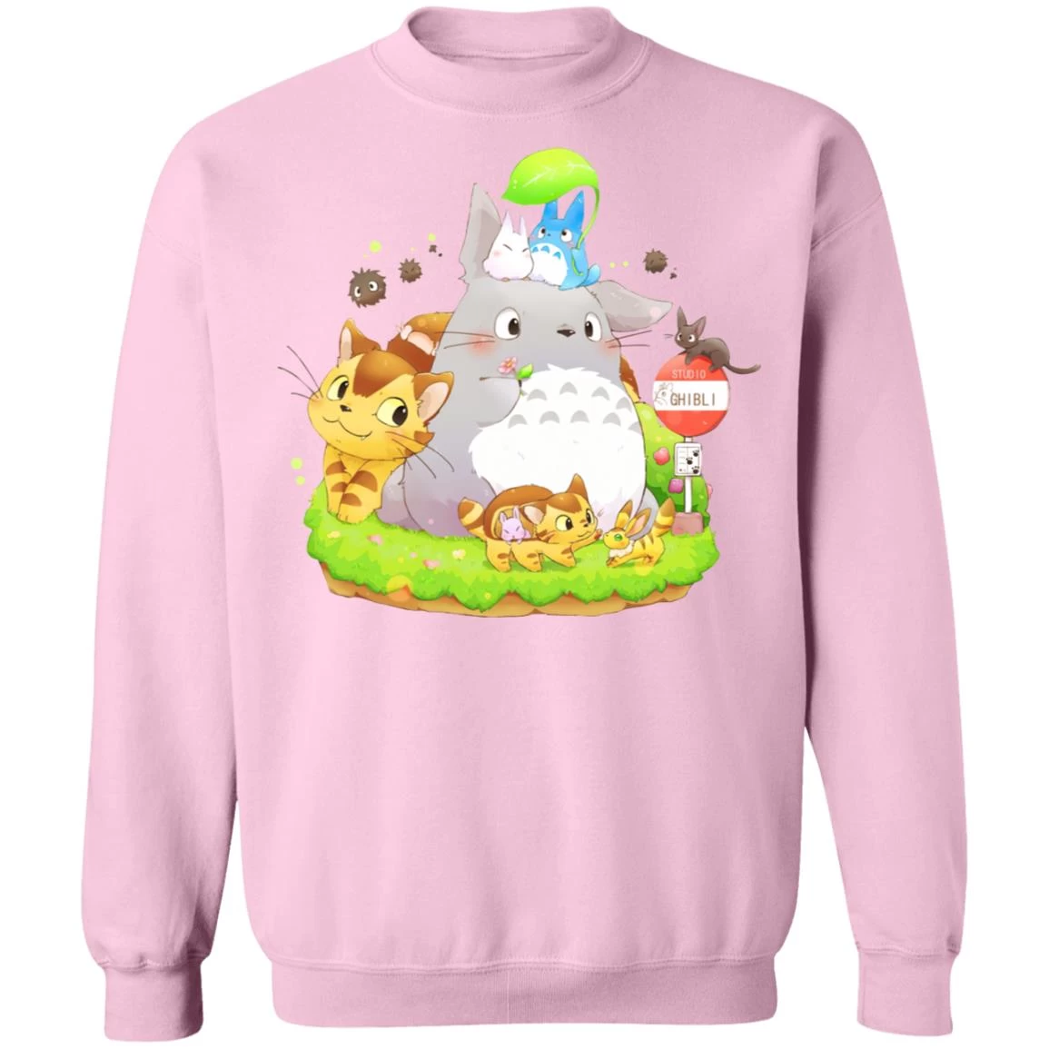 Totoro Family And The Cat Bus Sweatshirt 11 Totoro Family And The Cat Bus Sweatshirt - Image 9