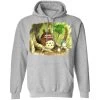 Totoro In Jungle Water Color Hoodie -Ghibli Shop redirect11262021071149 9