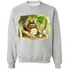 Totoro In Jungle Water Color Sweatshirt -Ghibli Shop redirect11262021071159