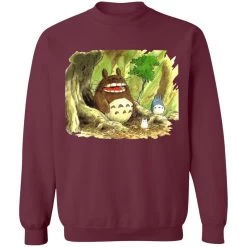 Totoro In Jungle Water Color Sweatshirt 23 Totoro In Jungle Water Color Sweatshirt -Ghibli Shop redirect11262021071159 3