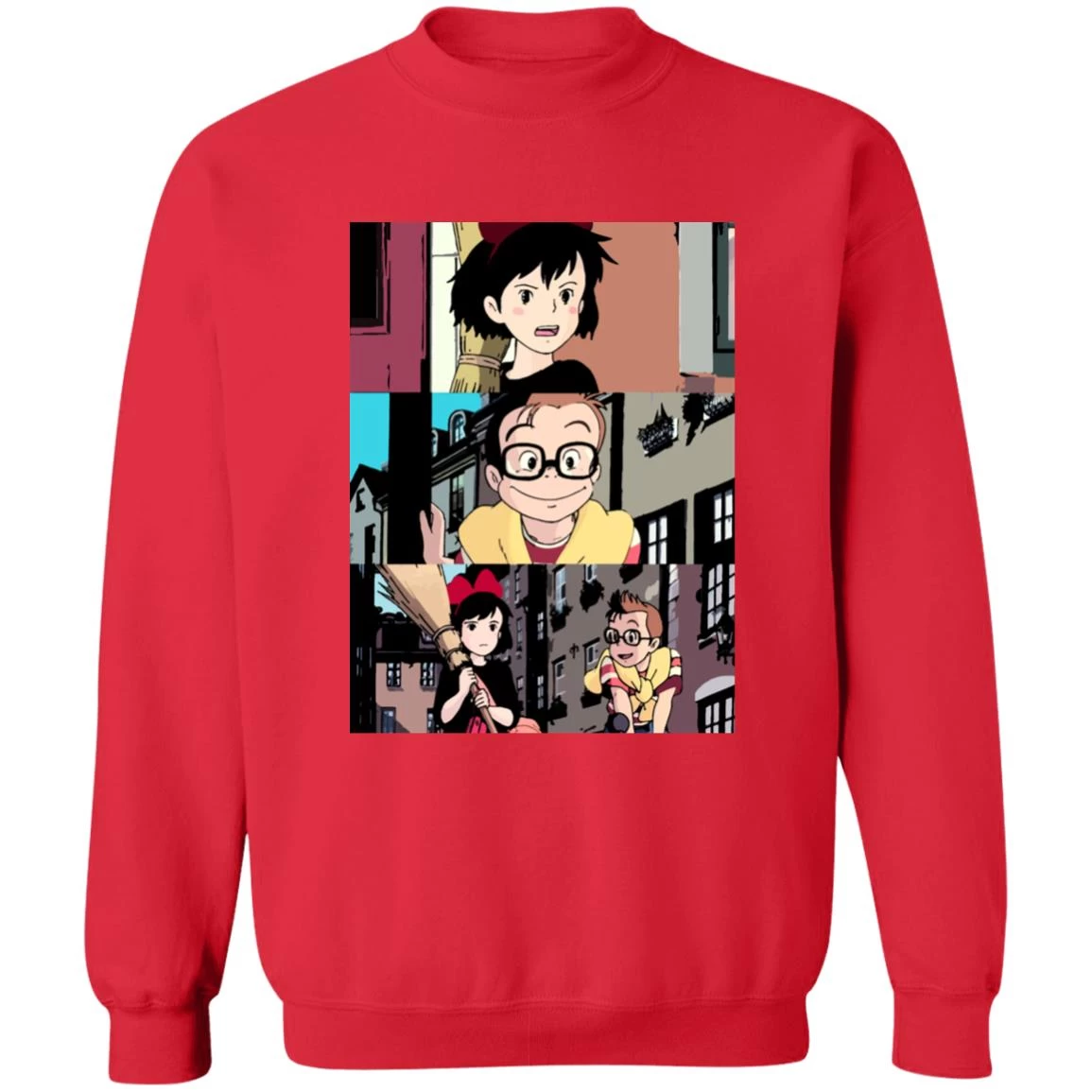 Kiki’s Delivery Service Tower Collage Sweatshirt Unisex 7 Kiki’s Delivery Service Tower Collage Sweatshirt Unisex - Image 5
