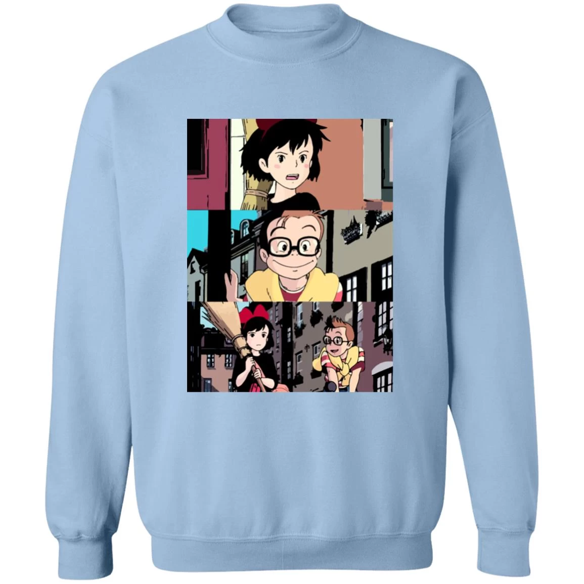 Kiki’s Delivery Service Tower Collage Sweatshirt Unisex 18 Kiki’s Delivery Service Tower Collage Sweatshirt Unisex - Image 16