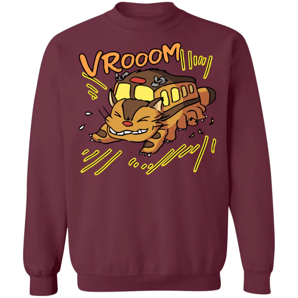My Neighbor Totoro – Cat Bus Sweatshirt Unisex 5 My Neighbor Totoro – Cat Bus Sweatshirt Unisex - Image 3