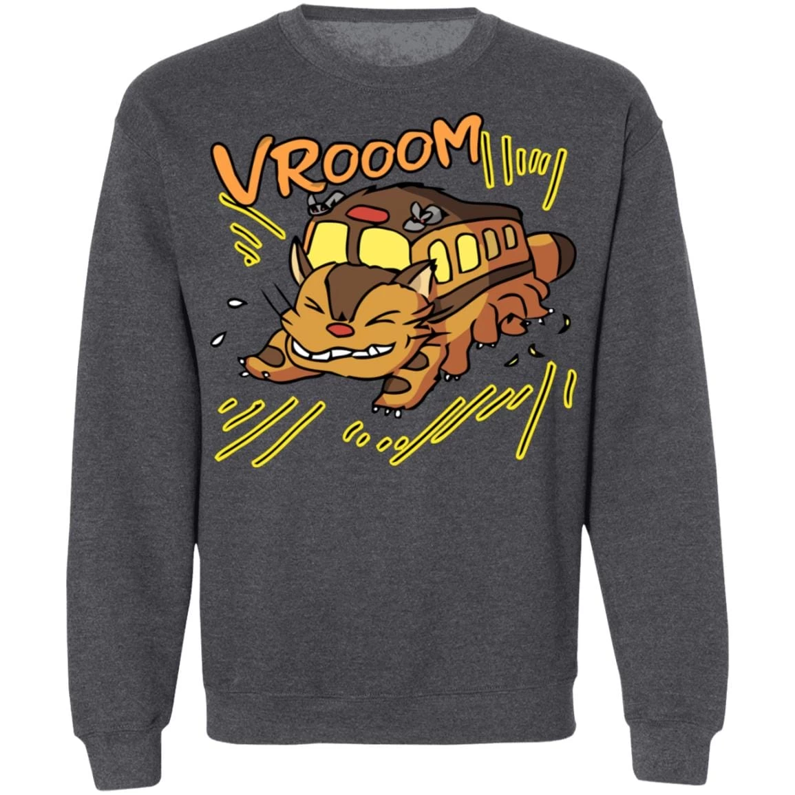 My Neighbor Totoro – Cat Bus Sweatshirt Unisex 8 My Neighbor Totoro – Cat Bus Sweatshirt Unisex - Image 6