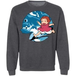 Ghibli Studio Ponyo On The Waves Sweatshirt Unisex -Ghibli Shop redirect11272020121131 11 1
