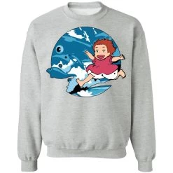 Ghibli Studio Ponyo On The Waves Sweatshirt Unisex -Ghibli Shop redirect11272020121131 5