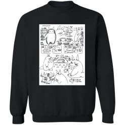 Totoro Original Character Sketch Sweatshirt Unisex -Ghibli Shop redirect11282020031101 2 1