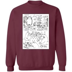 Totoro Original Character Sketch Sweatshirt Unisex -Ghibli Shop redirect11282020031101 3 1