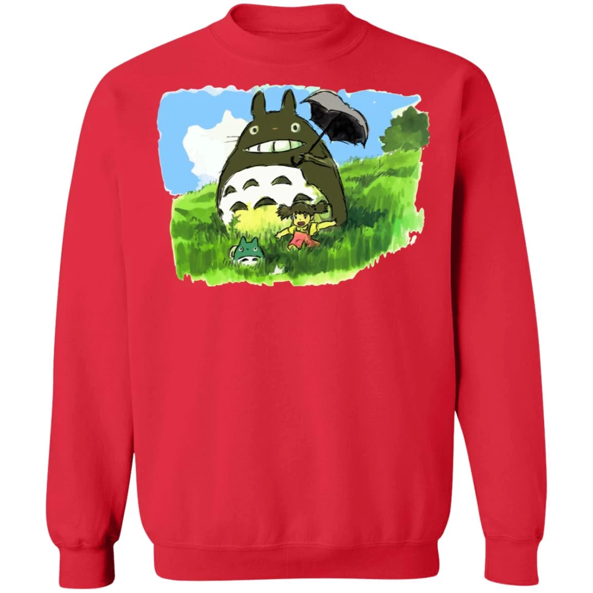 My Neighbor Totoro WaterColor Sweatshirt Unisex 7 My Neighbor Totoro WaterColor Sweatshirt Unisex - Image 5