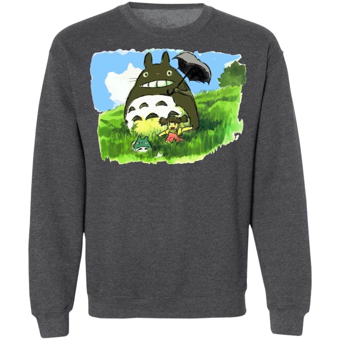 My Neighbor Totoro WaterColor Sweatshirt Unisex 17 My Neighbor Totoro WaterColor Sweatshirt Unisex - Image 15