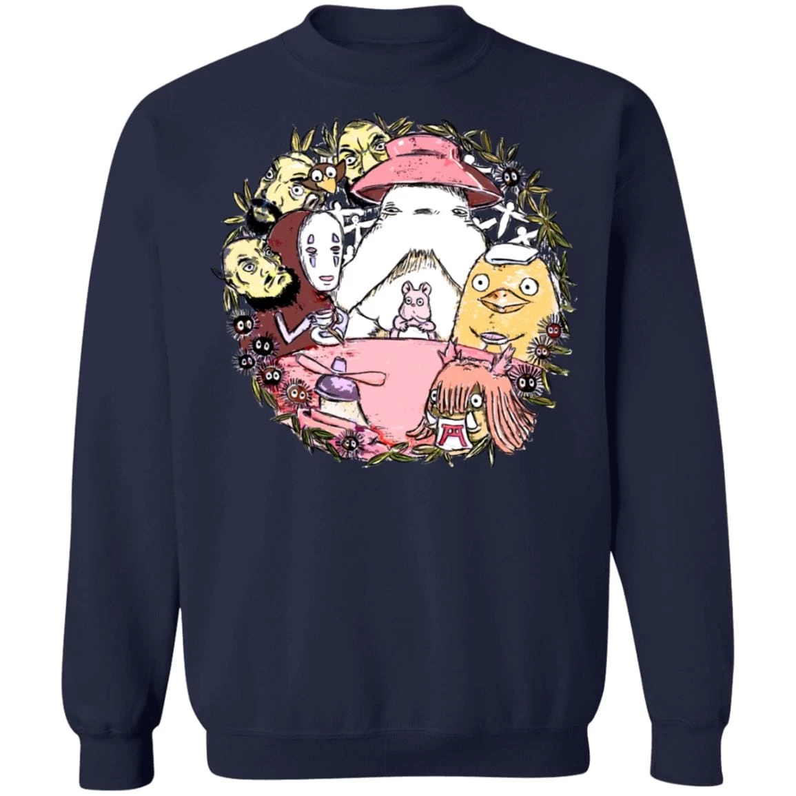 Spirited Away No Face Tea Time Sweatshirt Unisex 6 Spirited Away No Face Tea Time Sweatshirt Unisex - Image 4