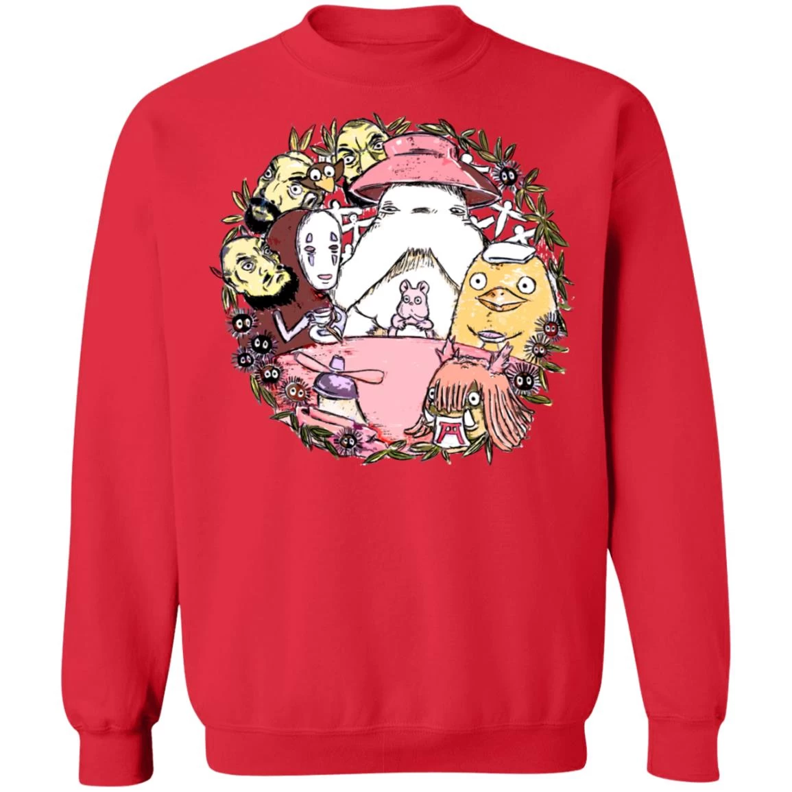 Spirited Away No Face Tea Time Sweatshirt Unisex 7 Spirited Away No Face Tea Time Sweatshirt Unisex - Image 5