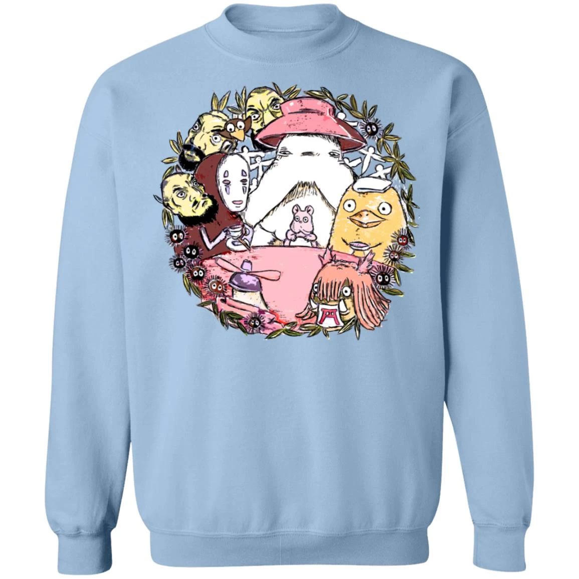 Spirited Away No Face Tea Time Sweatshirt Unisex 9 Spirited Away No Face Tea Time Sweatshirt Unisex - Image 7