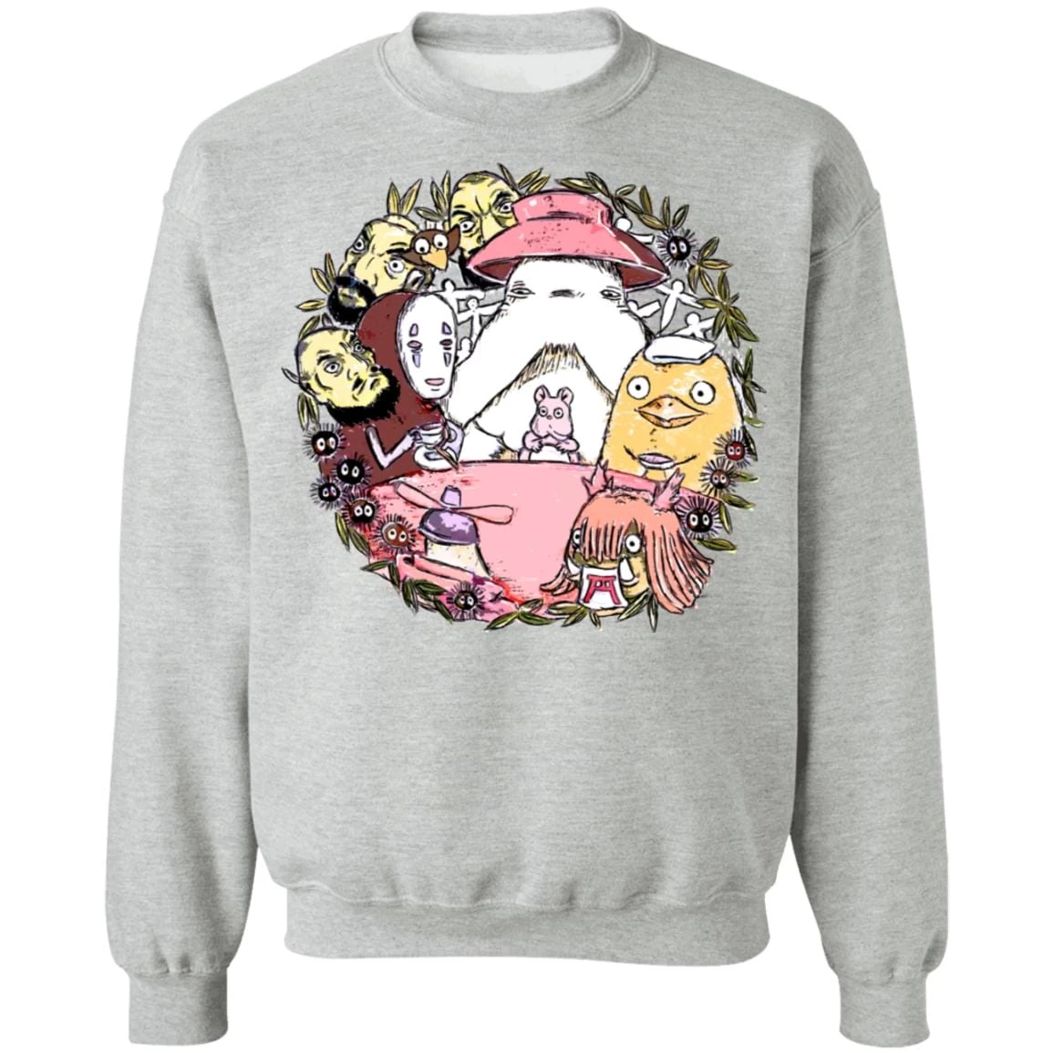 Spirited Away No Face Tea Time Sweatshirt Unisex 11 Spirited Away No Face Tea Time Sweatshirt Unisex - Image 9