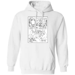 Totoro Original Character Sketch Hoodie Unisex