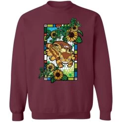 My Neighbor Totoro – Cat Bus Stained Glass Art Sweatshirt -Ghibli Shop redirect11282020041117 3