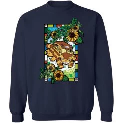 My Neighbor Totoro – Cat Bus Stained Glass Art Sweatshirt -Ghibli Shop redirect11282020041117 4