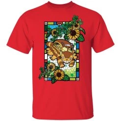 My Neighbor Totoro – Cat Bus Stained Glass Art T Shirt -Ghibli Shop redirect11282020041124 8
