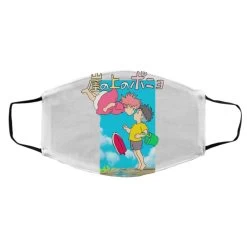 Ponyo On The Cliff By The Sea Poster Face Mask -Ghibli Shop redirect11282020101111 5 1