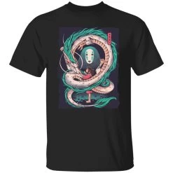 Spirited Away – Haku Dragon With Sen And No Face T Shirt -Ghibli Shop redirect11302020071116 2
