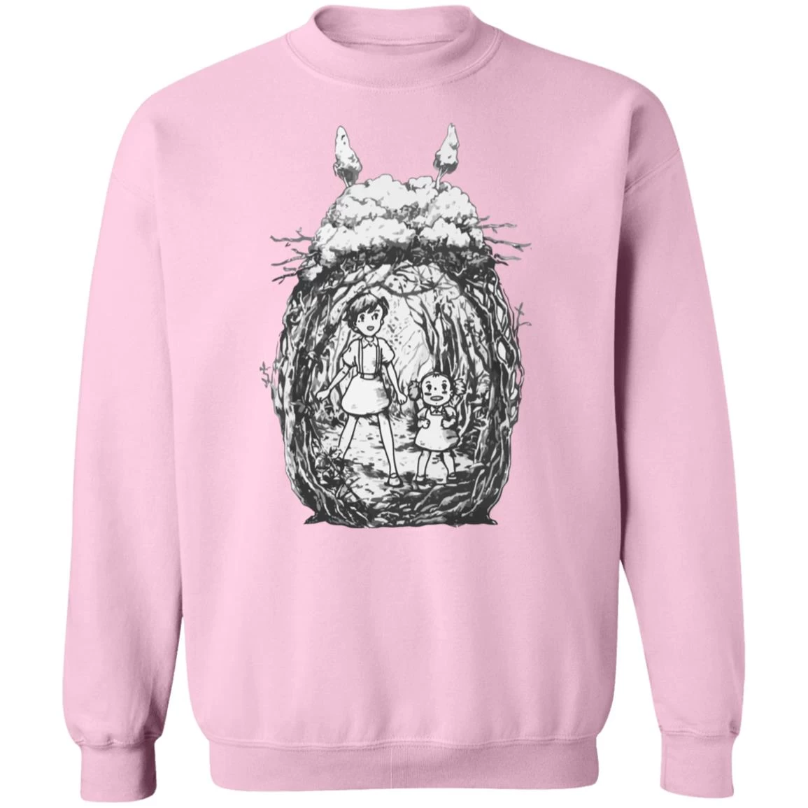 My Neighbor Totoro – Mei And Sastuki In The Forest Sweatshirt 19 My Neighbor Totoro – Mei And Sastuki In The Forest Sweatshirt - Image 17