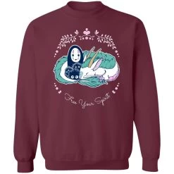 Spirited Away – No Face And Haku Dragon Sweatshirt 30 Spirited Away – No Face And Haku Dragon Sweatshirt -Ghibli Shop redirect11302020071138 3 1