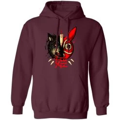 Princess Mononoke Mask & Wolf Hoodie -Ghibli Shop redirect12012020121240 8
