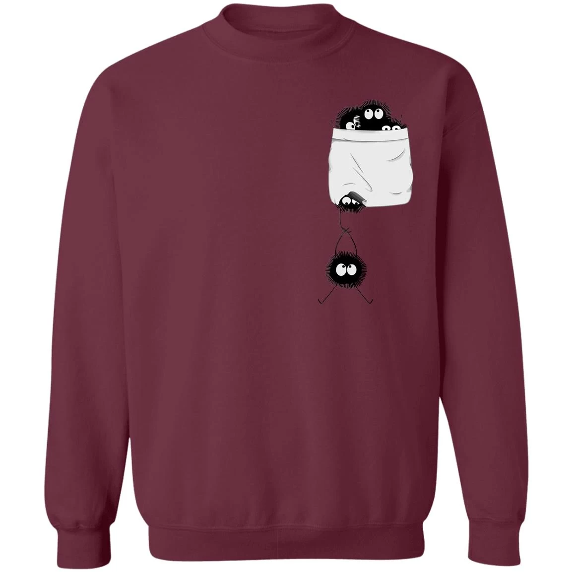 Spirited Away – Soot Ball In Pocket Sweatshirt 5 Spirited Away – Soot Ball In Pocket Sweatshirt - Image 3
