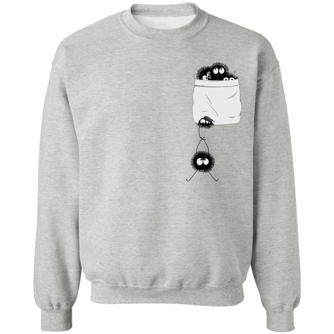 Spirited Away – Soot Ball In Pocket Sweatshirt 11 Spirited Away – Soot Ball In Pocket Sweatshirt - Image 9
