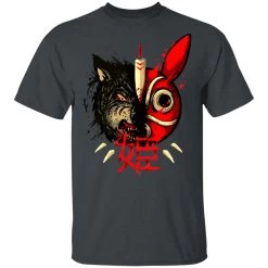 Princess Mononoke Mask & Wolf T Shirt -Ghibli Shop redirect12012020231202 8 1