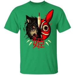 Princess Mononoke Mask & Wolf T Shirt -Ghibli Shop redirect12012020231202 9