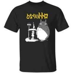My Neighbor Totoro Poster Black & White T Shirt -Ghibli Shop redirect12022020111215 7 1
