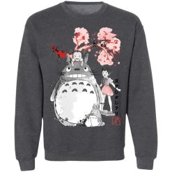 Totoro And The Girls By Sakura Flower Sweatshirt -Ghibli Shop redirect12052020001203 6 1