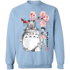Totoro And The Girls By Sakura Flower Sweatshirt -Ghibli Shop redirect12052020001203 7 1