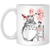 Totoro And The Girls By Sakura Flower Mug -Ghibli Shop redirect12052020001235 2
