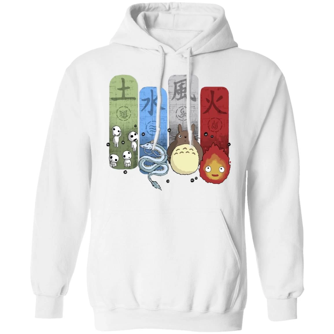 Ghibli Elemental Hoodie Unisex 3 Ghibli Elemental Hoodie Unisex